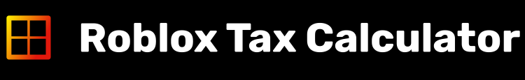 Robux Tax Calculator logo